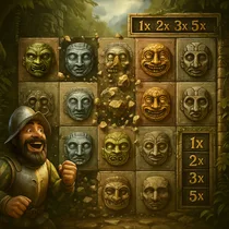 5Gringos - Gonzo's Quest Slot Game - Kaskādes un Multiplikatori